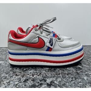 Nike Vandal 2K Platform Shoes Metallic Silver Blue Red A02868-001 Women’s SZ 11